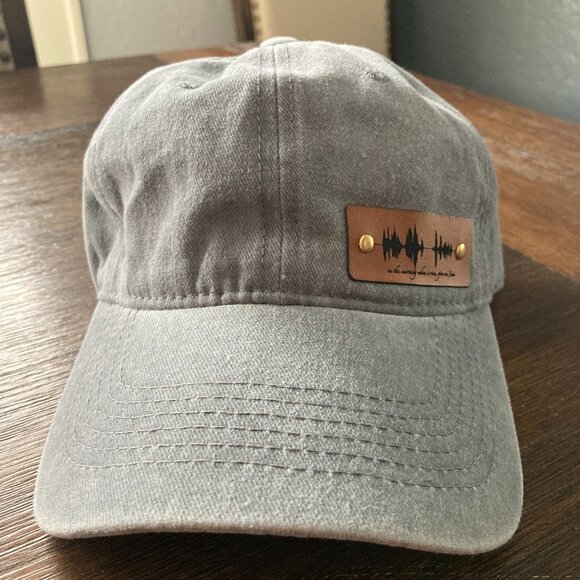 In The Morning When I Rise, Give Me Jesus Soundwave Vintage Washed Gray Hat - Picture 1 of 4